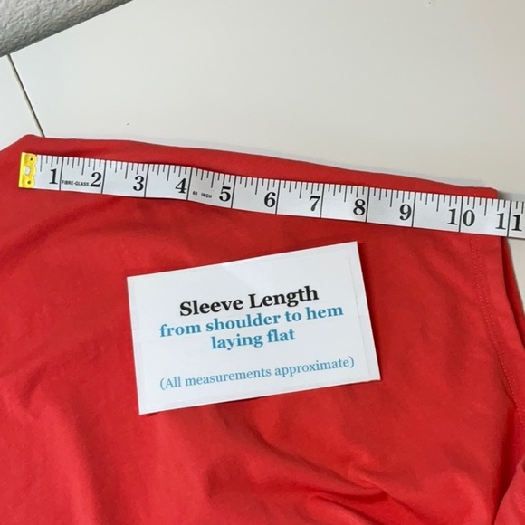 Heidi Houston Knit Off Shoulder Top Orange Large - Picture 8 of 9